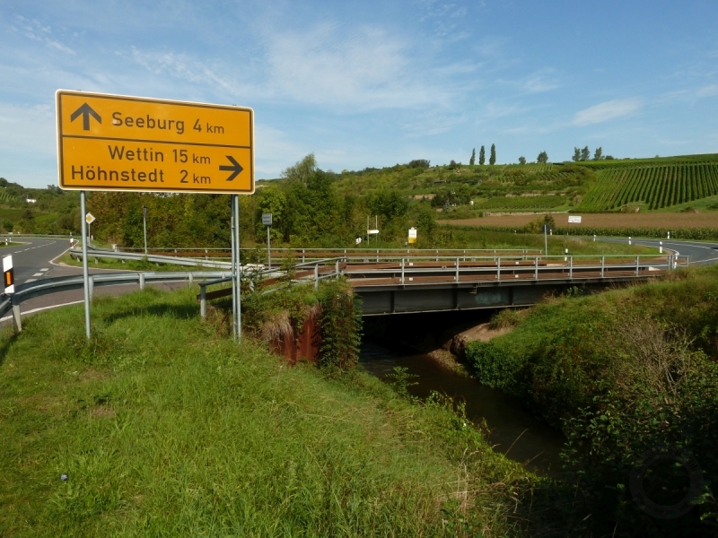 Salzabrücke (L156) zwischen Langenbogen und Höhnstedt im Saalekreis