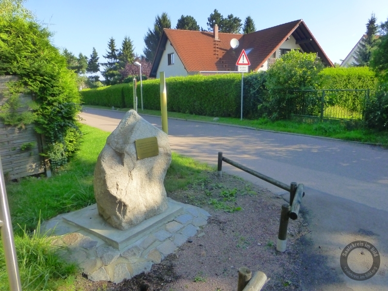 Gedenkstein Ortsgründung Siedlung Waldheil (Salzatal)
