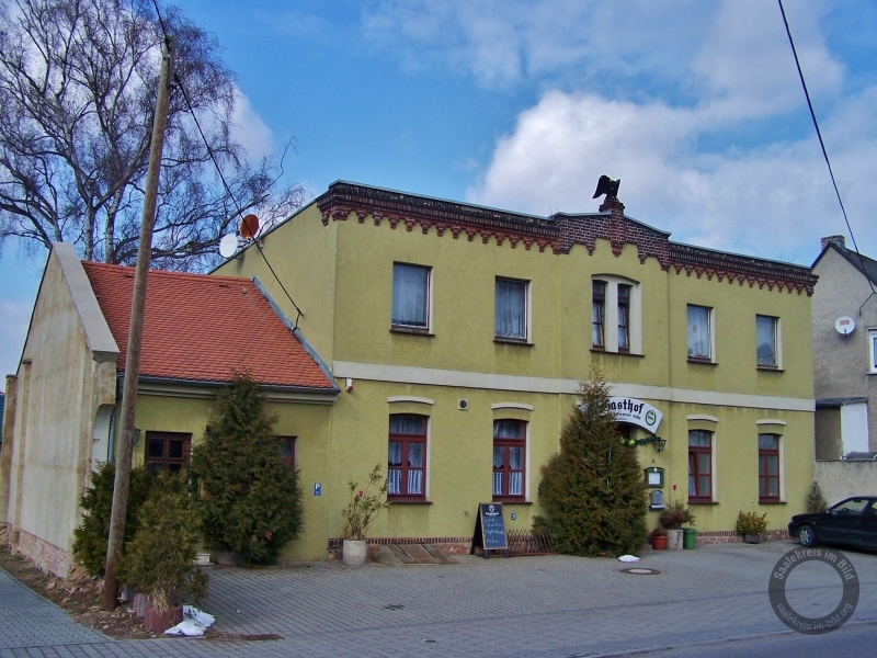 Gasthof "Zum schwarzen Adler" in Sennewitz