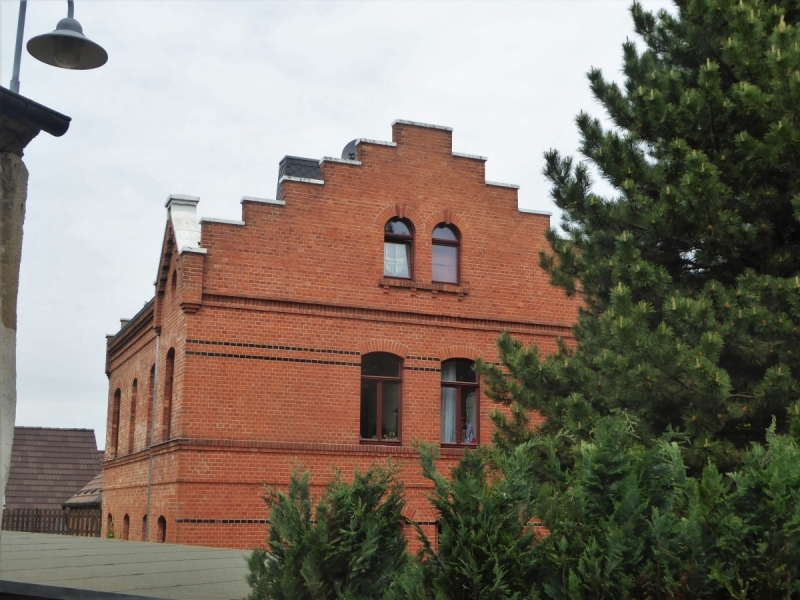 Postamt in der Straße "An der Stadtmauer" in Löbejün