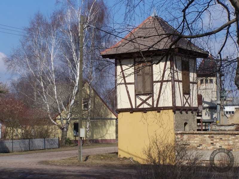 Trafoturm (Artenschutzturm) in Untermaschwitz (Landsberg) im Saalekreis