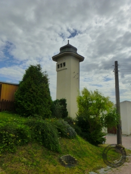 Trafoturm in Zappendorf (Salzatal) im Saalekreis