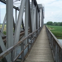 Reichsbahnbrücke in Rössen (Leuna) im Saalekreis