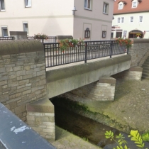 Spiegelbrücke in Querfurt im Saalekreis