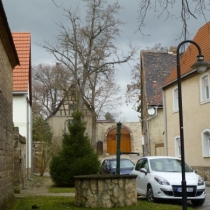 Dorfbrunnen Friedenseiche in Göhrendorf im Saalekreis