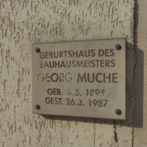 Gedenktafel für Georg Muche in Querfurt