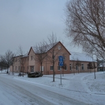 Kulturhaus (Gemeindehaus) in der Paul-Schmidt-Straße in Langenbogen (Gemeinde Teutschenthal) im Saalekreis