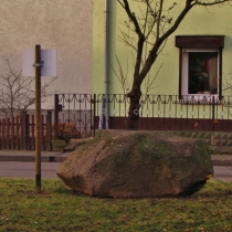 Bauernstein in der Lieskauer Straße in Bennstedt im Saalekreis