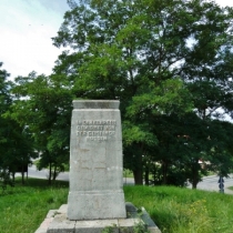 Kriegerdenkmal (Erster Weltkrieg) auf dem Rössener Hügel in Leuna-Rössen im Saalekreisreis