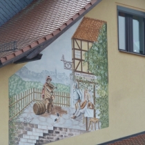 Gasthof "Zum Braunen Hirsch" in Oberfarnstädt (Weida-Land) im Saalekreis