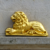 Ehemaliger Gasthof "Zum goldenen Löwen" in Querfurt im Saalekreis
