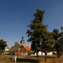 Dorfkirche von Döllnitz (Schkopau) im Saalekreis