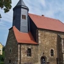 Dorfkirche in Kröllwitz bei Leuna im Saalekreis