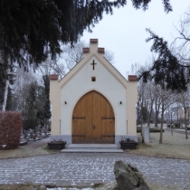 Friedhofskapelle in der Köllmer Straße in Bennstedt (Salzatal) im Saalekreis