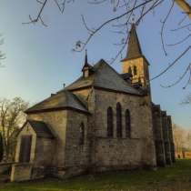 Dorfkirche St. Johannes der Täufer in Naundorf bei Beesenstedt (Salzatal) im Saalekreis