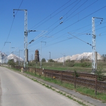 Hochhalde östlich von Teutschenthal Bahnhof im Saalekreis