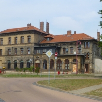 Bahnhof von Querfurt im Saalekreis