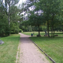 Plastik-Park in Leuna-Rössen im Saalekreis