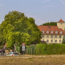 Ehemaliges Finanzamt und Krankenhaus in der Johannes-Schlaf-Straße in Querfurt (Saalekreis)
