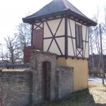 Taubenturm in Untermaschwitz (bei Landsberg) im Saalekreis