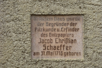 Gedenktafel für Jacob Christian Schäffer in Querfurt