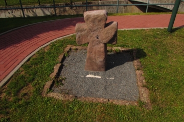 Sühnekreuz für den Mord am Grafen Siegfried I. von Orlamünde in Barnstädt im Saalekreis