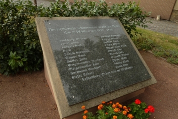 Denkmal für die Opfer des Zweiten Weltkriegs in Schmirma im Saalekreis